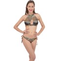 Colosseo Italy Cross Front Halter Bikini Set View1