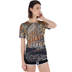 Colosseo Italy Perpetual Short Sleeve T-shirt by ConteMonfrey