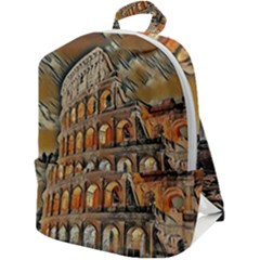 Colosseo Italy Zip Up Backpack by ConteMonfrey