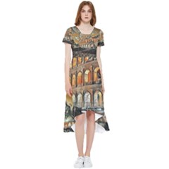 Colosseo Italy High Low Boho Dress by ConteMonfrey