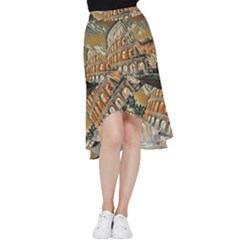 Colosseo Italy Frill Hi Low Chiffon Skirt by ConteMonfrey