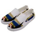 River Small Town Landscape Men s Canvas Slip Ons View2