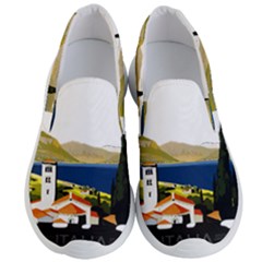 River Small Town Landscape Men s Lightweight Slip Ons by ConteMonfrey