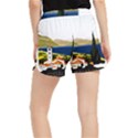 River Small Town Landscape Women s Runner Shorts View2