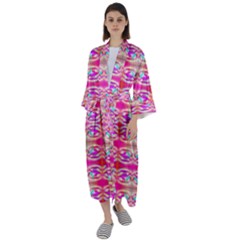 Aurorasaurus Maxi Satin Kimono by Thespacecampers