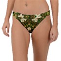 Flower Power And Big Porcelainflowers In Blooming Style Band Bikini Bottom View1