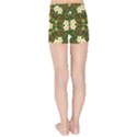 Flower Power And Big Porcelainflowers In Blooming Style Kids  Sports Shorts View2