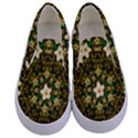 Flower Power And Big Porcelainflowers In Blooming Style Kids  Canvas Slip Ons View1