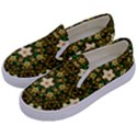 Flower Power And Big Porcelainflowers In Blooming Style Kids  Canvas Slip Ons View2