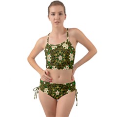 Flower Power And Big Porcelainflowers In Blooming Style Mini Tank Bikini Set by pepitasart