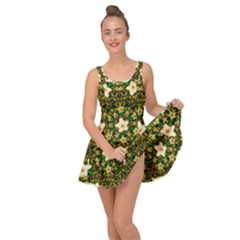 Flower Power And Big Porcelainflowers In Blooming Style Inside Out Casual Dress