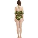 Flower Power And Big Porcelainflowers In Blooming Style Halter Flowy Bikini Set  View2