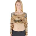 Pasta La Vista, Baby! - Italian Food Long Sleeve Crop Top View1