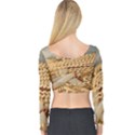 Pasta La Vista, Baby! - Italian Food Long Sleeve Crop Top View2