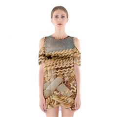 Pasta La Vista, Baby! - Italian Food Shoulder Cutout One Piece Dress by ConteMonfrey