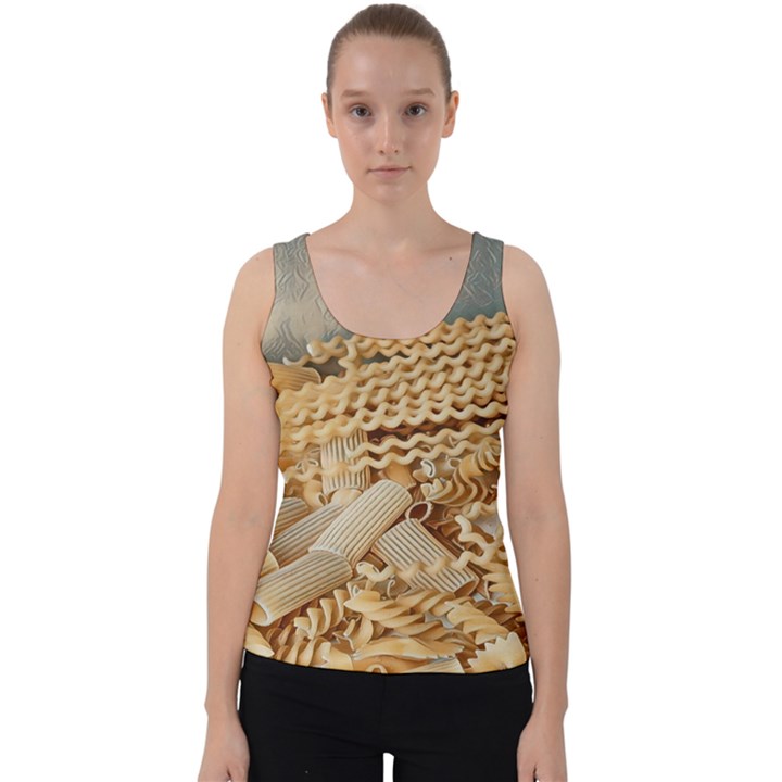 Pasta La Vista, Baby! - Italian Food Velvet Tank Top