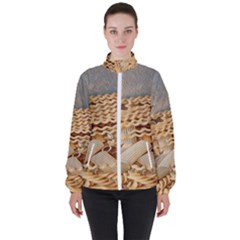 Pasta La Vista, Baby! - Italian Food Women s High Neck Windbreaker by ConteMonfrey