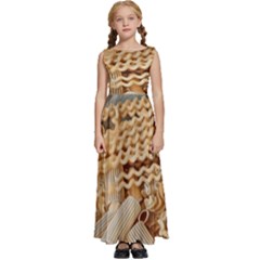 Pasta La Vista, Baby! - Italian Food Kids  Satin Sleeveless Maxi Dress by ConteMonfrey