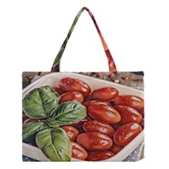 Fresh Tomatoes - Italian Cuisine Medium Tote Bag by ConteMonfrey