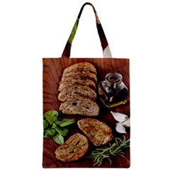 Oil, Basil, Garlic, Bread And Rosemary - Italian Food Zipper Classic Tote Bag by ConteMonfrey