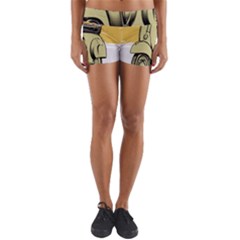 I`m Waiting On My Vespa Yoga Shorts by ConteMonfrey