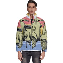 I`m Waiting On My Vespa Men s Puffer Bubble Jacket Coat by ConteMonfrey