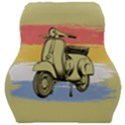 I`m Waiting On My Vespa Car Seat Velour Cushion  View1