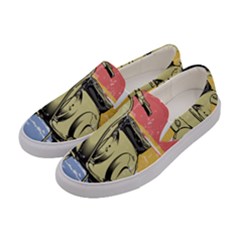 I`m Waiting On My Vespa Women s Canvas Slip Ons by ConteMonfrey