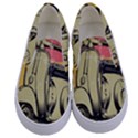 I`m Waiting On My Vespa Kids  Canvas Slip Ons View1