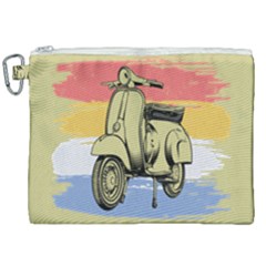 I`m Waiting On My Vespa Canvas Cosmetic Bag (xxl) by ConteMonfrey