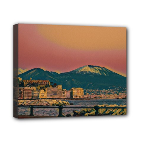 Red Summer Napoli - Vesuvio Canvas 10  X 8  (stretched) by ConteMonfrey