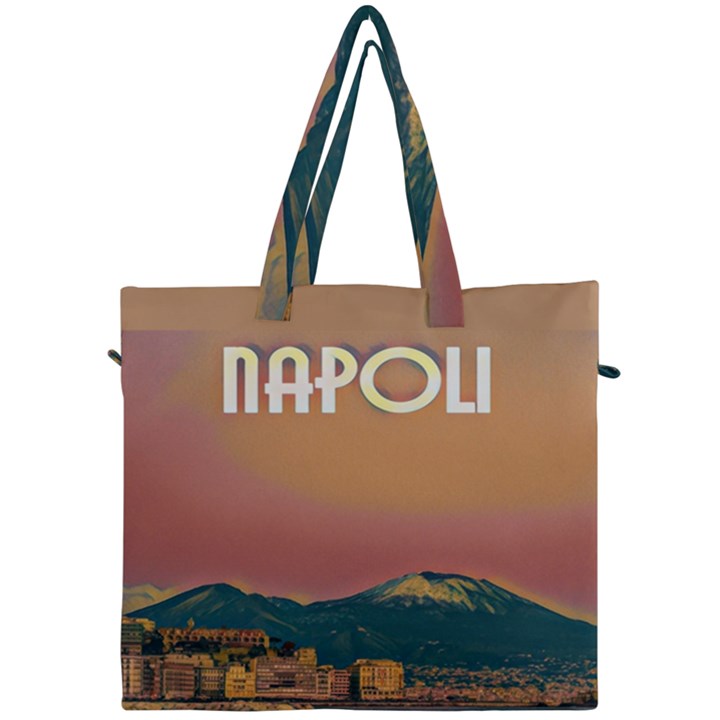 Red Summer Napoli - Vesuvio Canvas Travel Bag