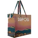 Red Summer Napoli - Vesuvio Canvas Travel Bag View3