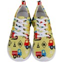 Seamless pattern vector industrial vehicle cartoon Men s Lightweight Sports Shoes View1