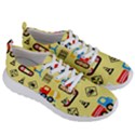 Seamless pattern vector industrial vehicle cartoon Men s Lightweight Sports Shoes View3