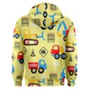 Seamless pattern vector industrial vehicle cartoon Men s Overhead Hoodie View2