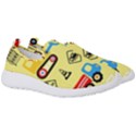 Seamless pattern vector industrial vehicle cartoon Men s Slip On Sneakers View3