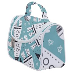 Cute Seamless Pattern With Rocket Planets-stars Satchel Handbag by BangZart