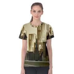 Architecture City House Women s Cotton Tee