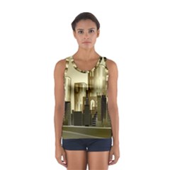 Architecture City House Sport Tank Top 