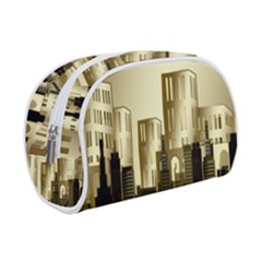 Architecture City House Make Up Case (small)