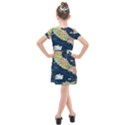 Map Italy Blue Kids  Cross Web Dress View2