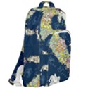 Map Italy Blue Double Compartment Backpack View2