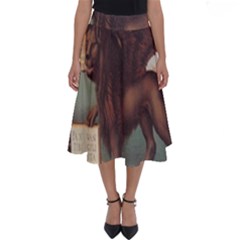 Lion Of Venice, Italy Perfect Length Midi Skirt by ConteMonfrey