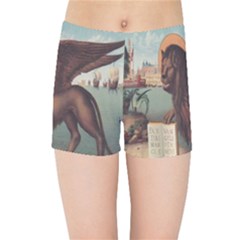 Lion Of Venice, Italy Kids  Sports Shorts by ConteMonfrey