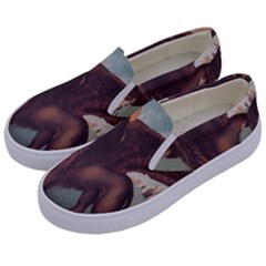 Lion Of Venice, Italy Kids  Canvas Slip Ons by ConteMonfrey