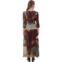 Lion of Venice, Italy Button Up Boho Maxi Dress View2