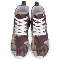 Lion Of Venice, Italy Women s Lightweight High Top Sneakers by ConteMonfrey