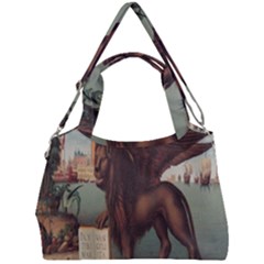 Lion Of Venice, Italy Double Compartment Shoulder Bag by ConteMonfrey