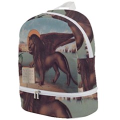 Lion Of Venice, Italy Zip Bottom Backpack by ConteMonfrey